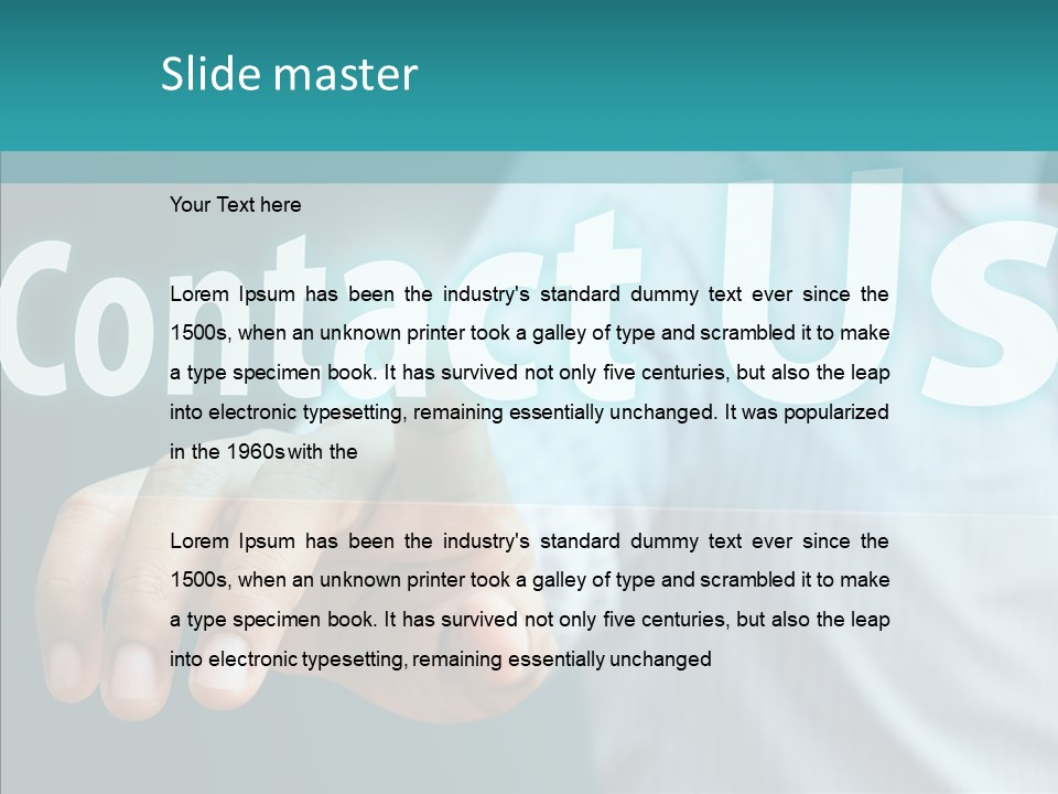 Circle Comment Technology PowerPoint Template