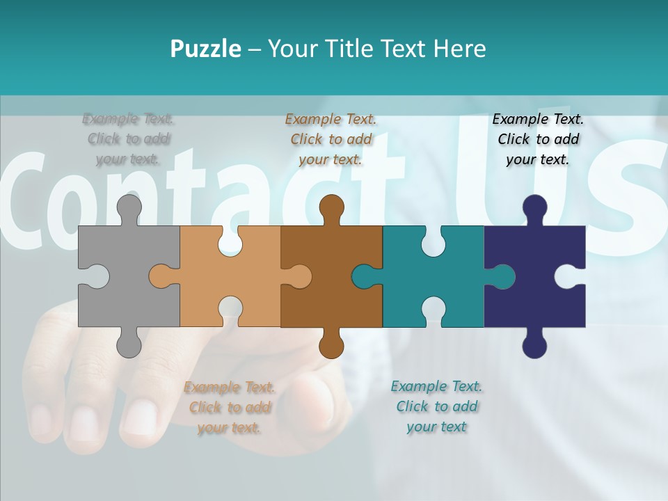 Circle Comment Technology PowerPoint Template