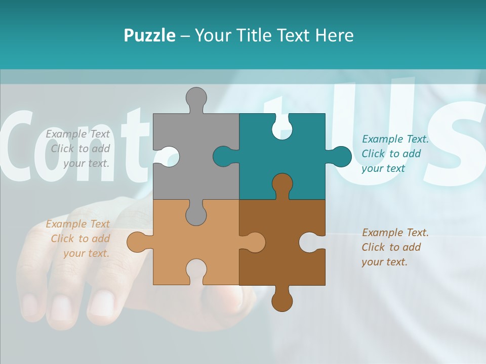 Circle Comment Technology PowerPoint Template