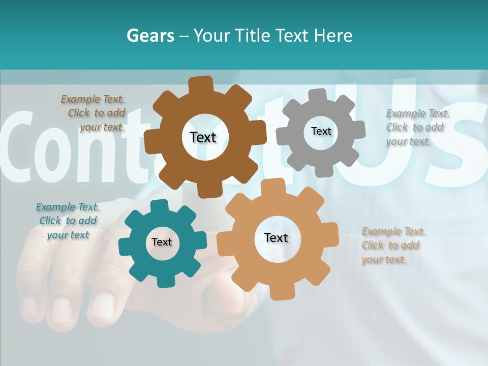 Circle Comment Technology PowerPoint Template