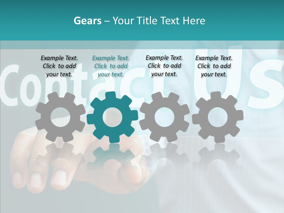Circle Comment Technology PowerPoint Template
