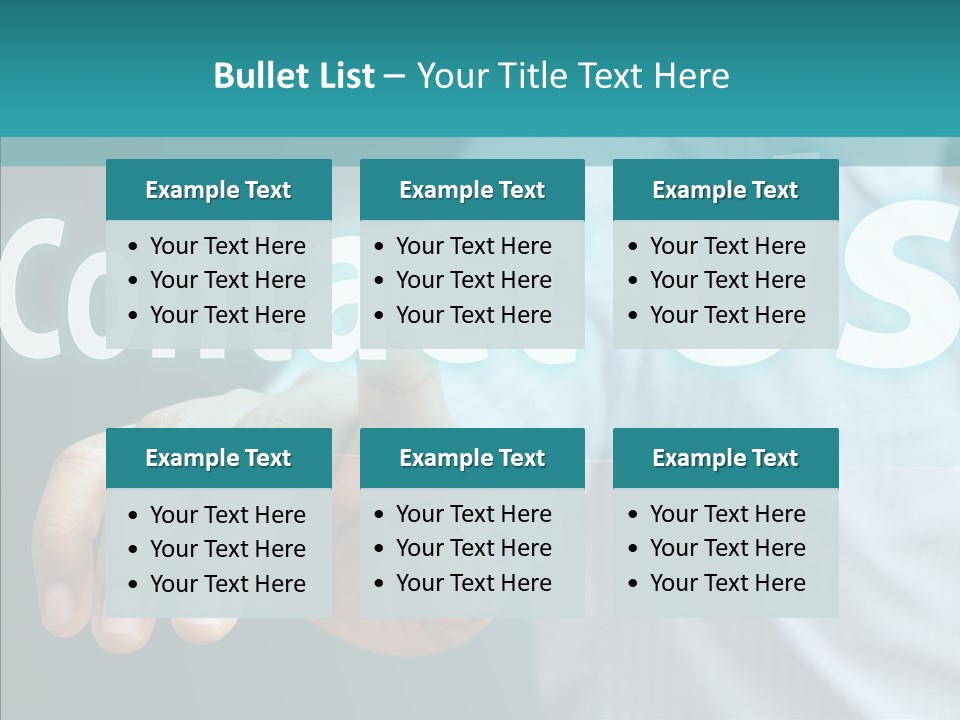 Circle Comment Technology PowerPoint Template