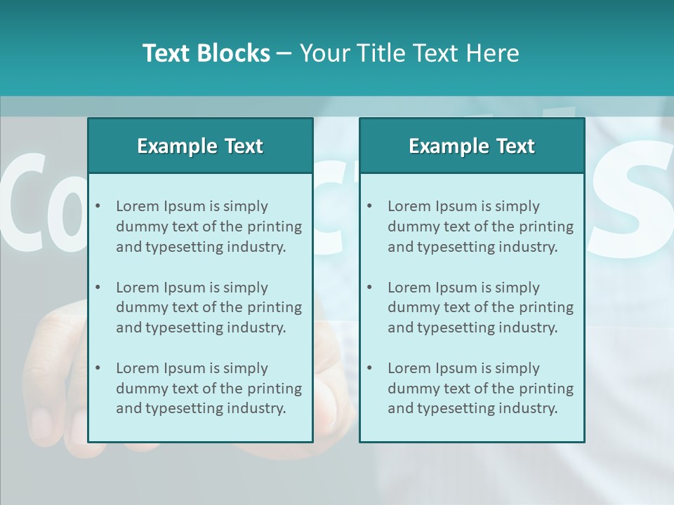 Circle Comment Technology PowerPoint Template