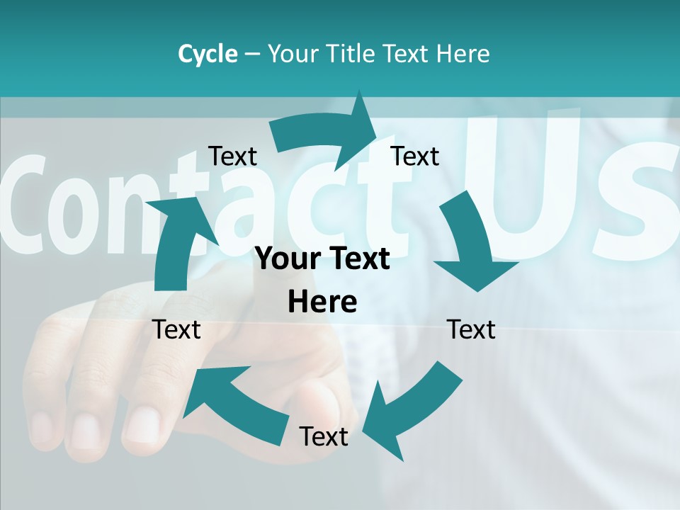 Circle Comment Technology PowerPoint Template
