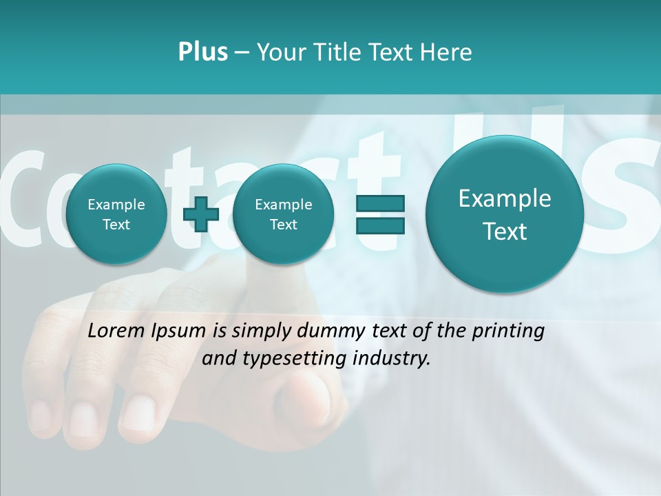 Circle Comment Technology PowerPoint Template