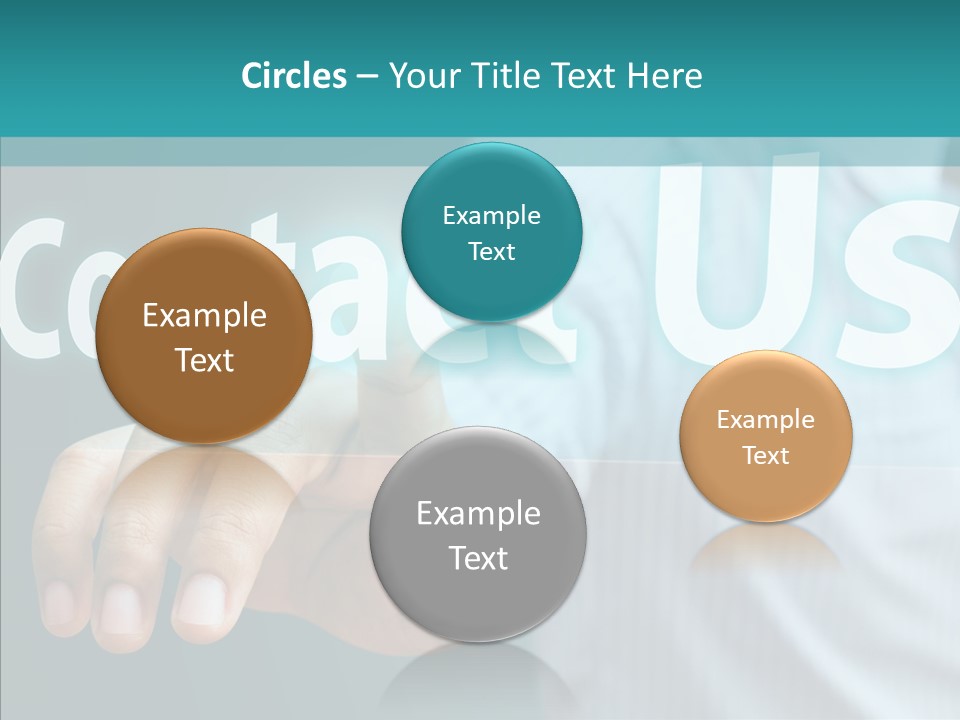 Circle Comment Technology PowerPoint Template