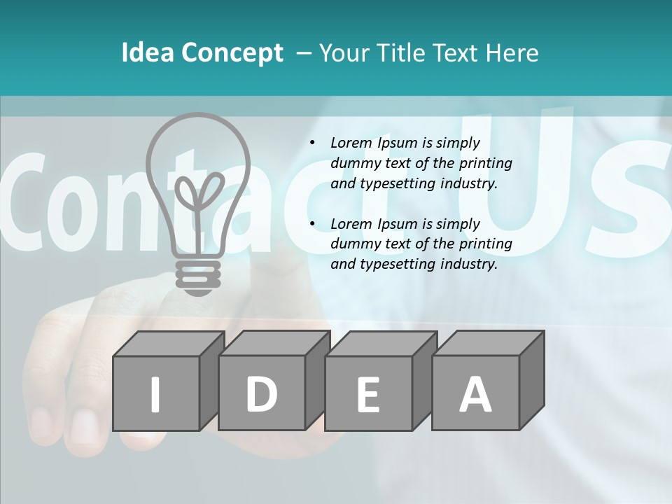 Circle Comment Technology PowerPoint Template