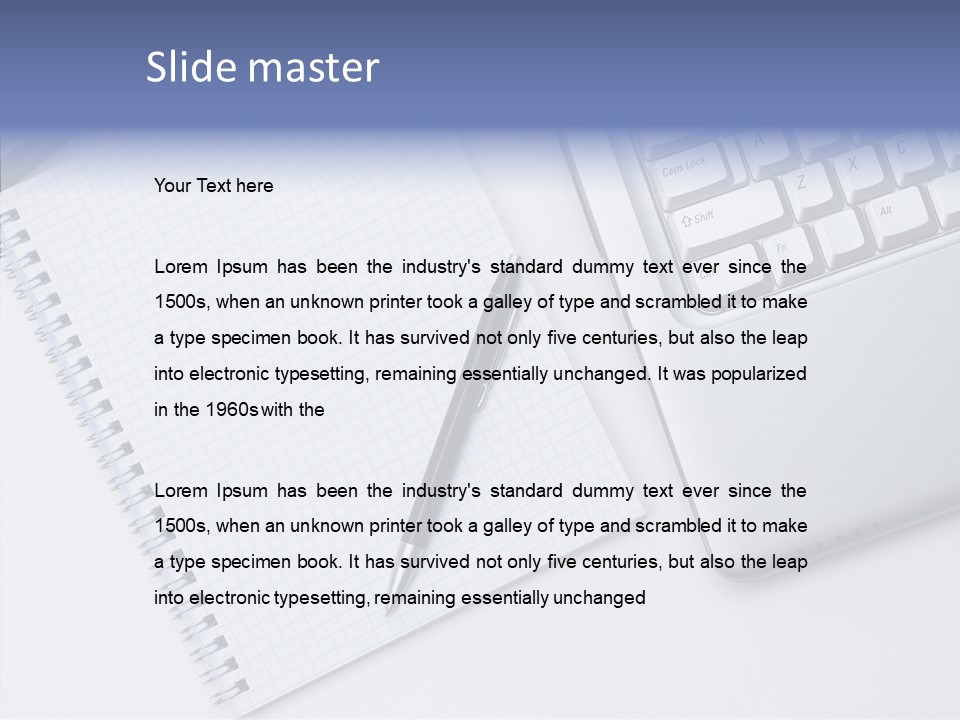 Technology Business View PowerPoint Template