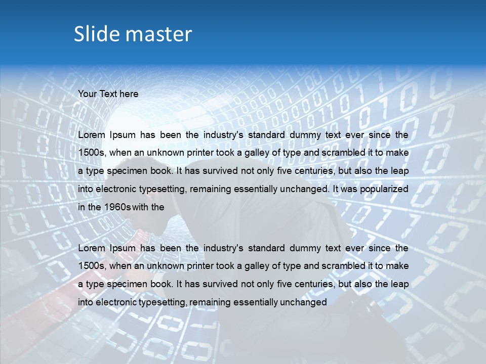 Discovery Modern Equipment PowerPoint Template