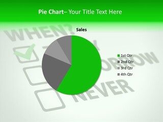 White Selection Poll PowerPoint Template
