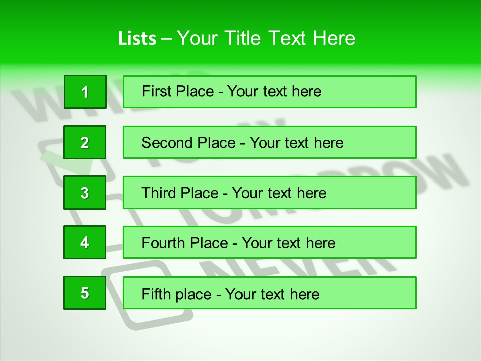 White Selection Poll PowerPoint Template