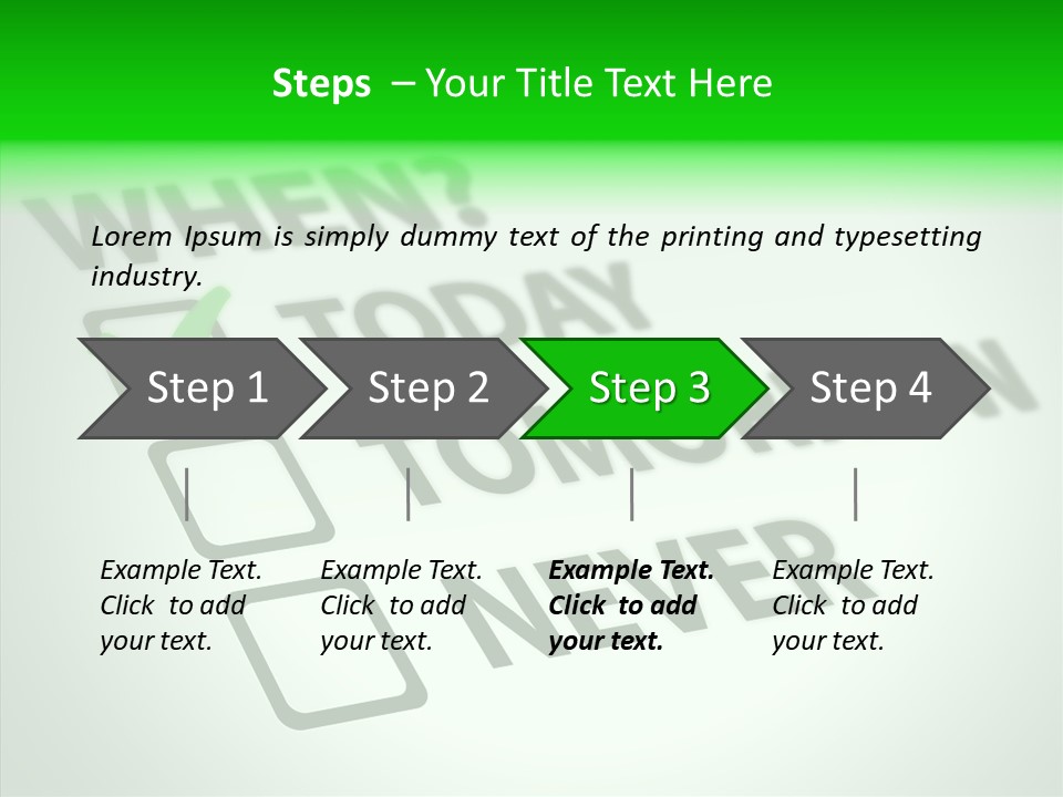 White Selection Poll PowerPoint Template