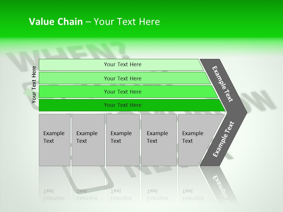 White Selection Poll PowerPoint Template