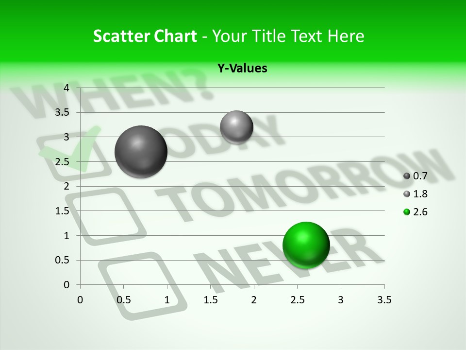 White Selection Poll PowerPoint Template