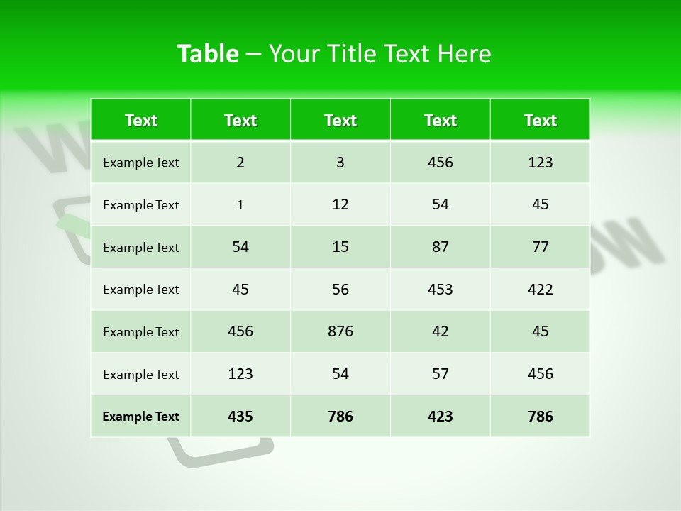 White Selection Poll PowerPoint Template