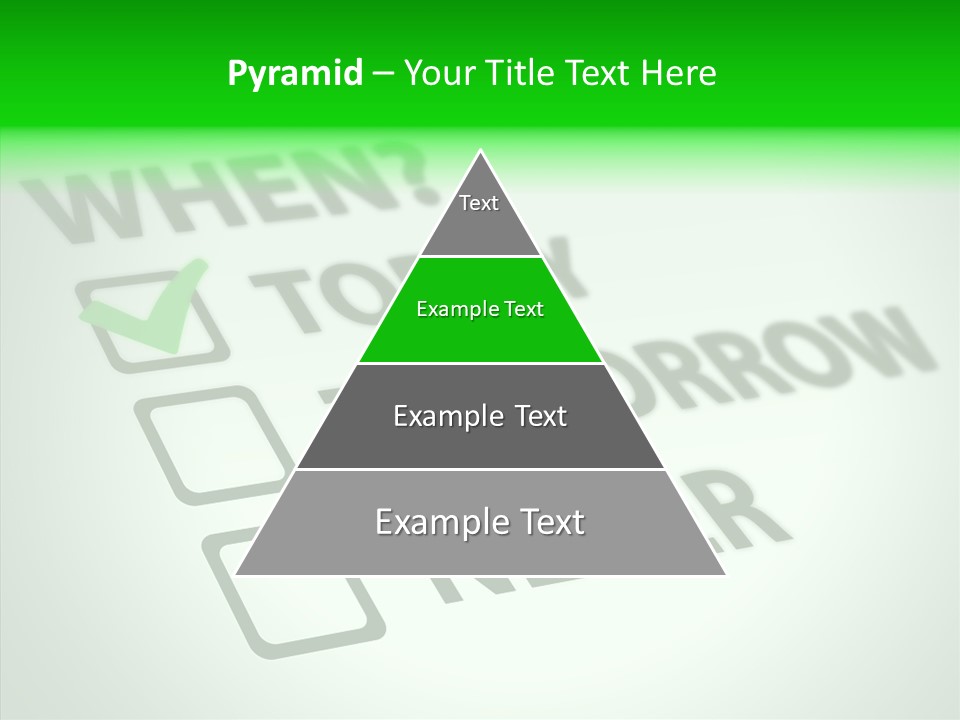 White Selection Poll PowerPoint Template