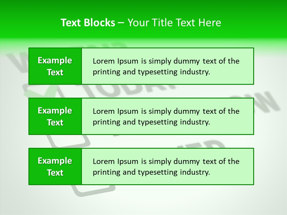 White Selection Poll PowerPoint Template