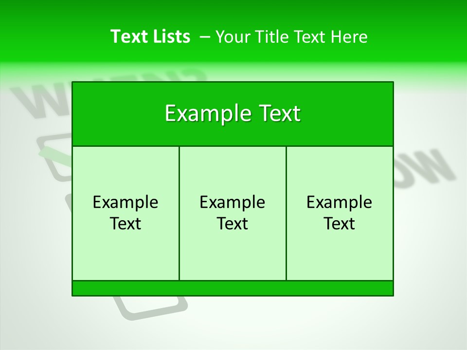 White Selection Poll PowerPoint Template