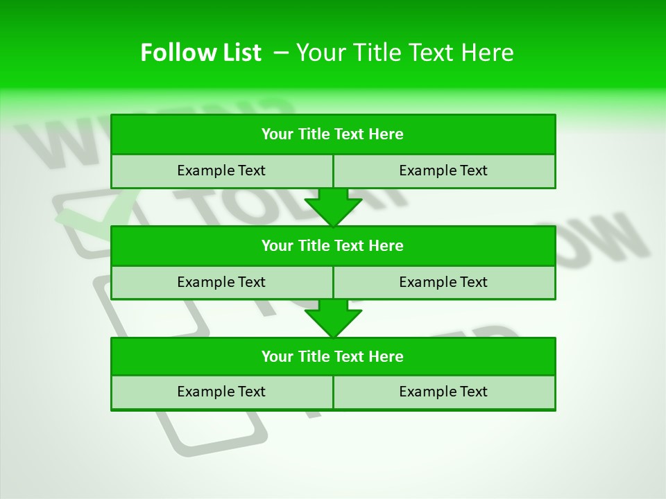 White Selection Poll PowerPoint Template