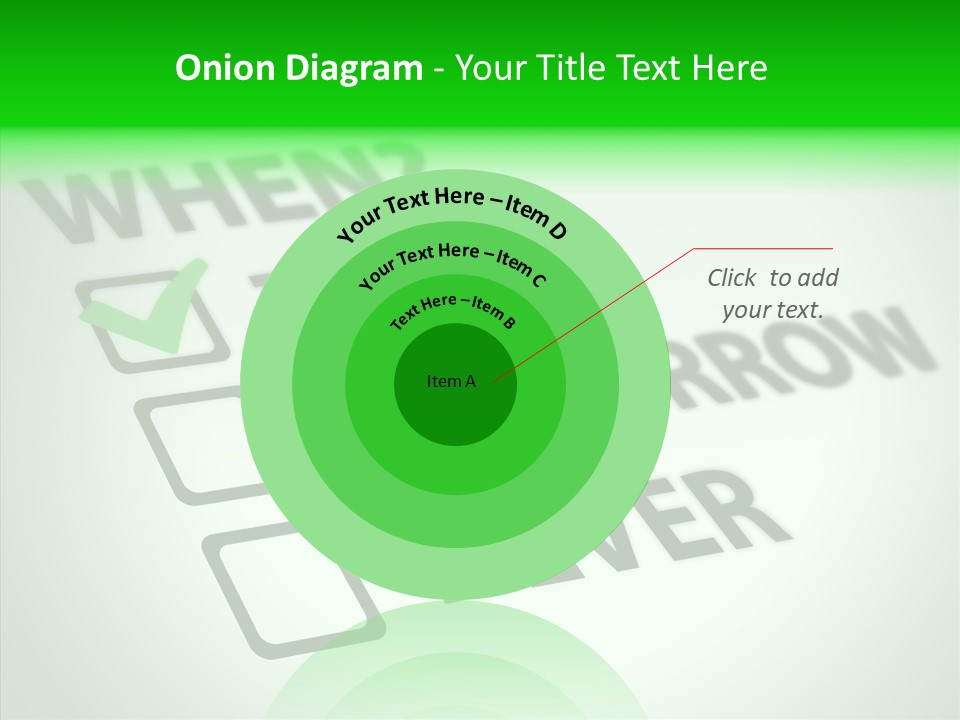 White Selection Poll PowerPoint Template