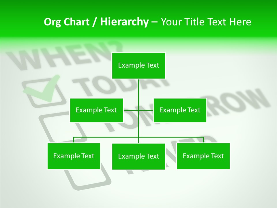 White Selection Poll PowerPoint Template