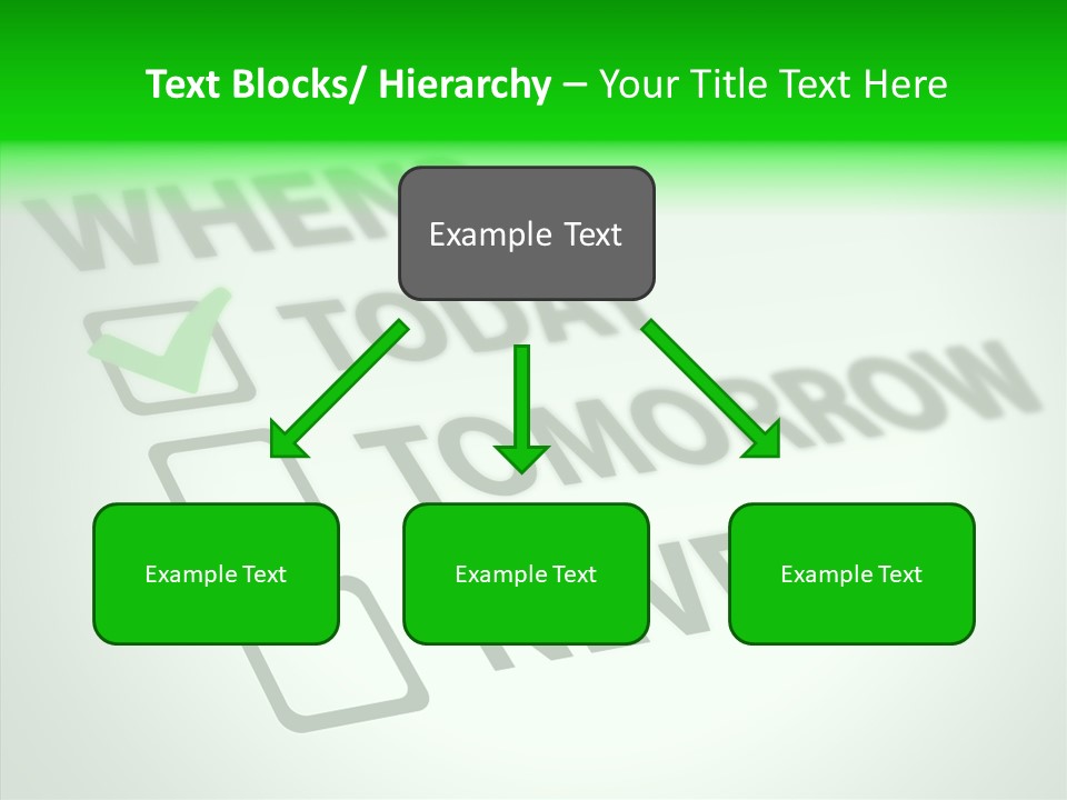 White Selection Poll PowerPoint Template