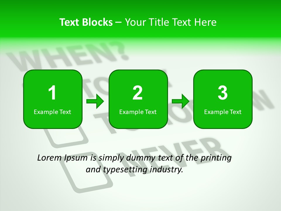 White Selection Poll PowerPoint Template