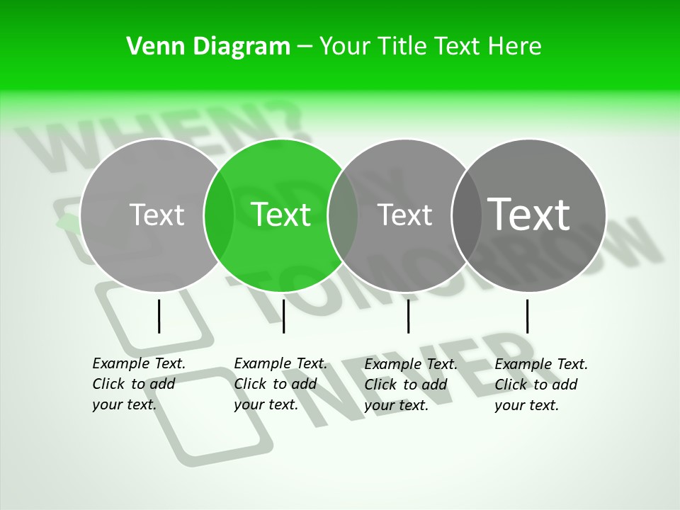 White Selection Poll PowerPoint Template