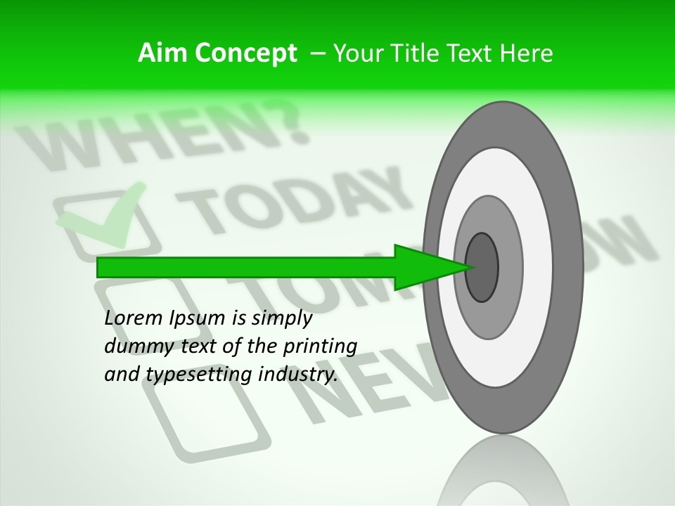 White Selection Poll PowerPoint Template