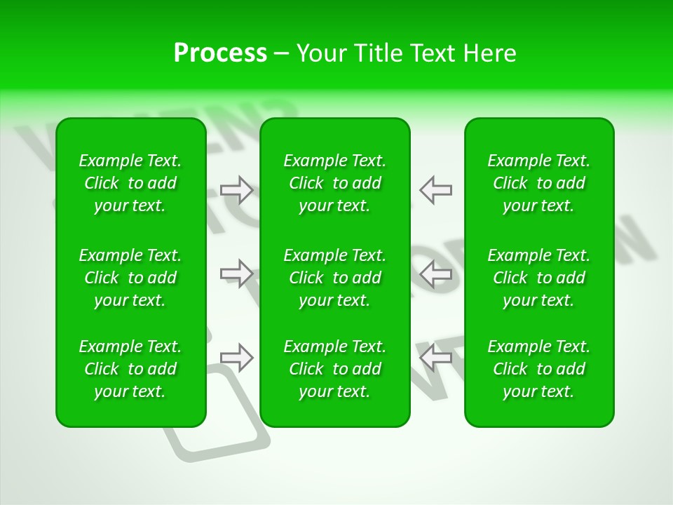 White Selection Poll PowerPoint Template