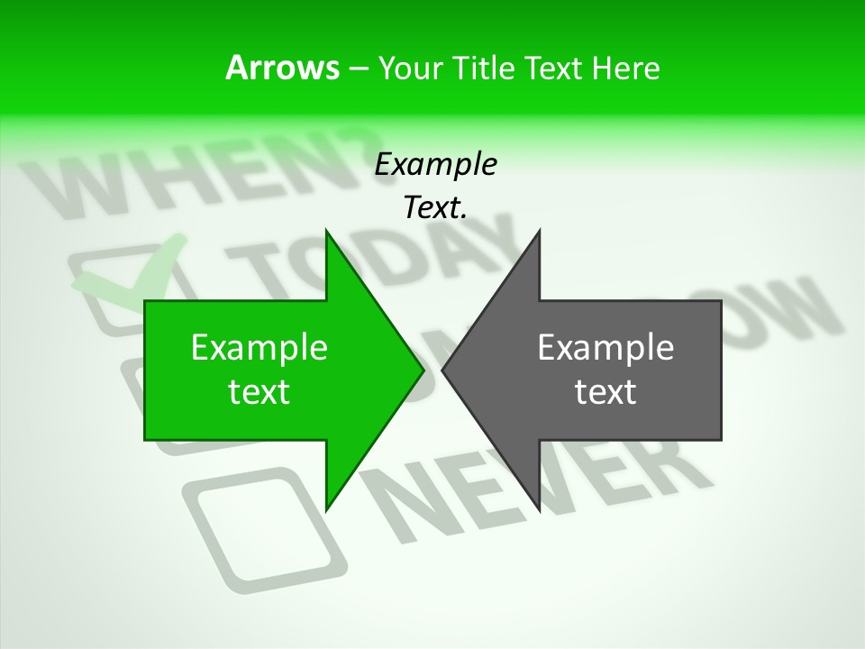 White Selection Poll PowerPoint Template