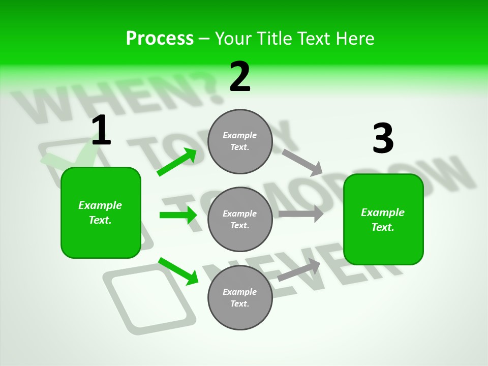 White Selection Poll PowerPoint Template