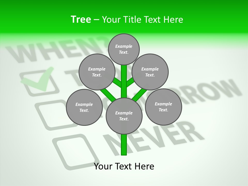 White Selection Poll PowerPoint Template