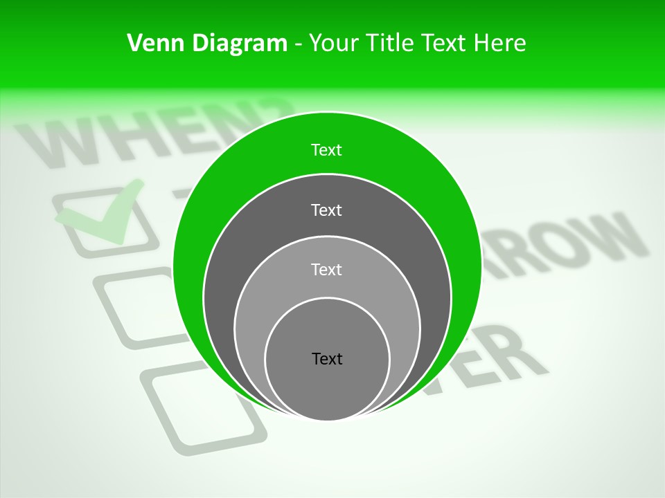 White Selection Poll PowerPoint Template