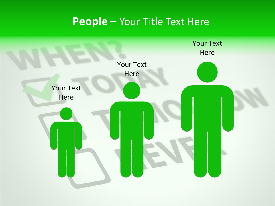 White Selection Poll PowerPoint Template