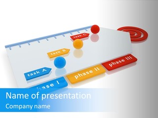 Timeline Lice Chedule PowerPoint Template