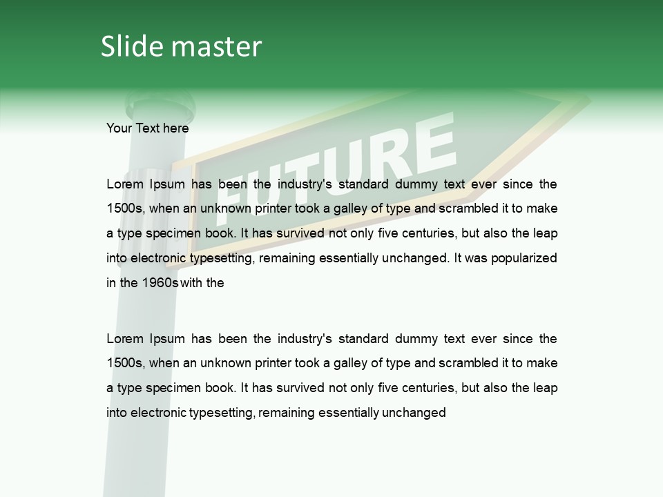 Guidance Future Street PowerPoint Template