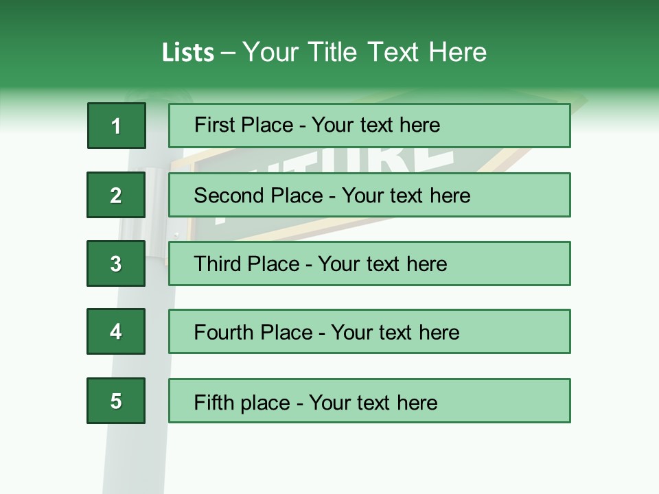 Guidance Future Street PowerPoint Template