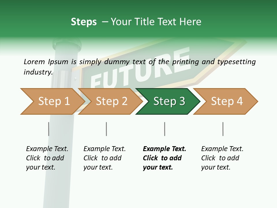 Guidance Future Street PowerPoint Template
