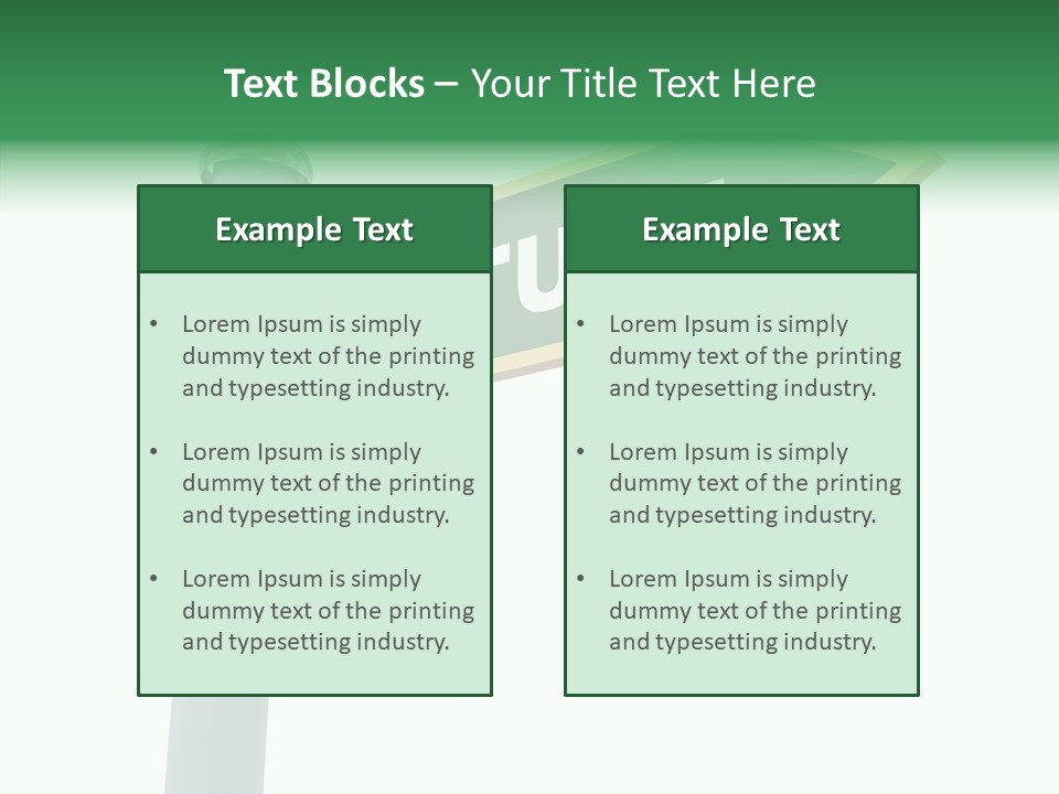 Guidance Future Street PowerPoint Template