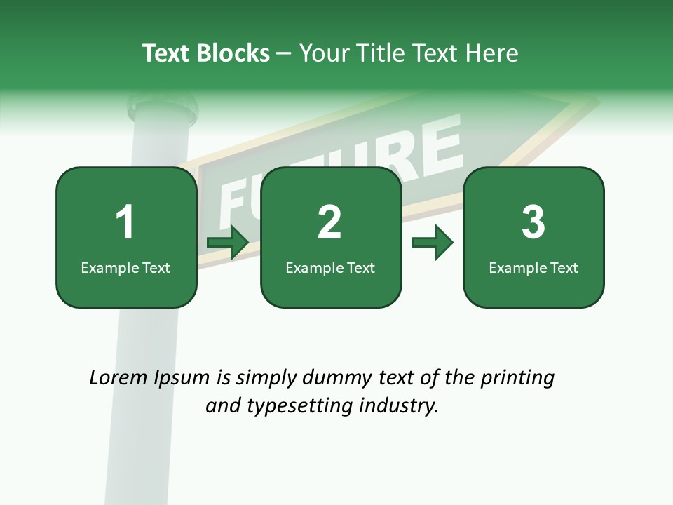 Guidance Future Street PowerPoint Template