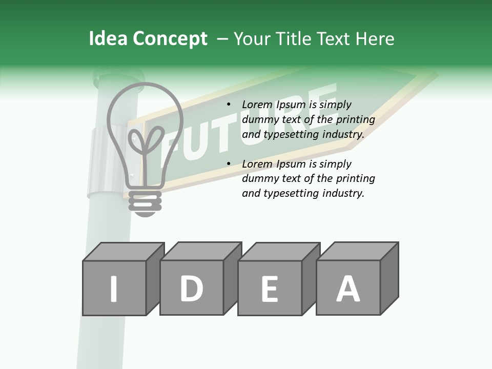 Guidance Future Street PowerPoint Template