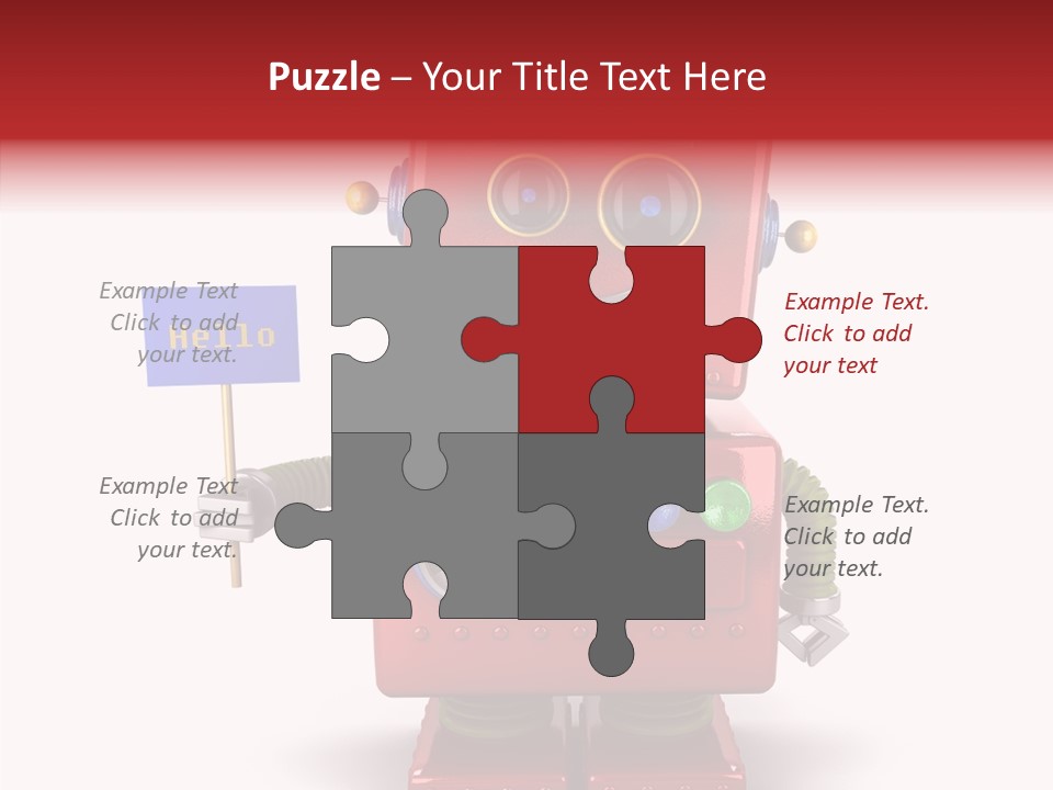 Surprised Automation Juvenile PowerPoint Template