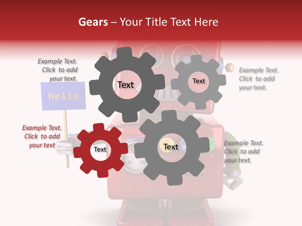 Surprised Automation Juvenile PowerPoint Template