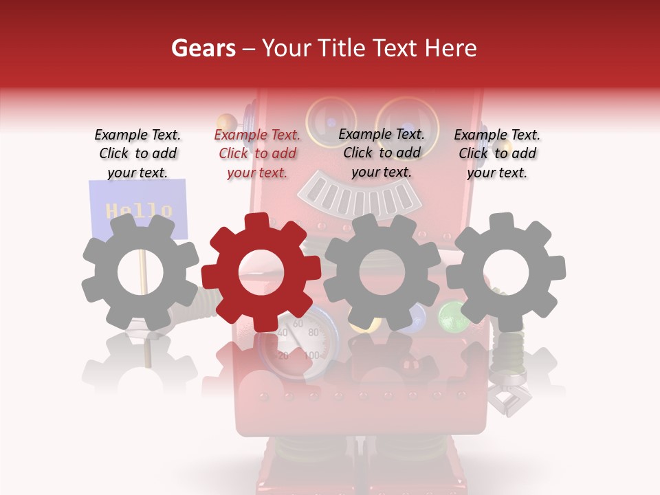 Surprised Automation Juvenile PowerPoint Template