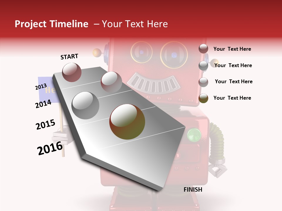 Surprised Automation Juvenile PowerPoint Template
