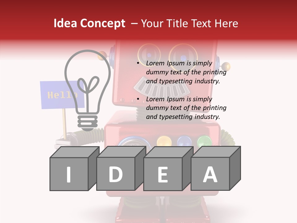 Surprised Automation Juvenile PowerPoint Template