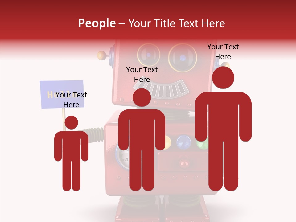 Surprised Automation Juvenile PowerPoint Template