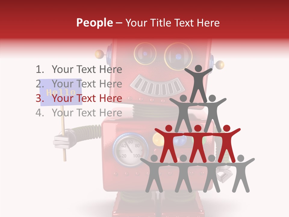 Surprised Automation Juvenile PowerPoint Template