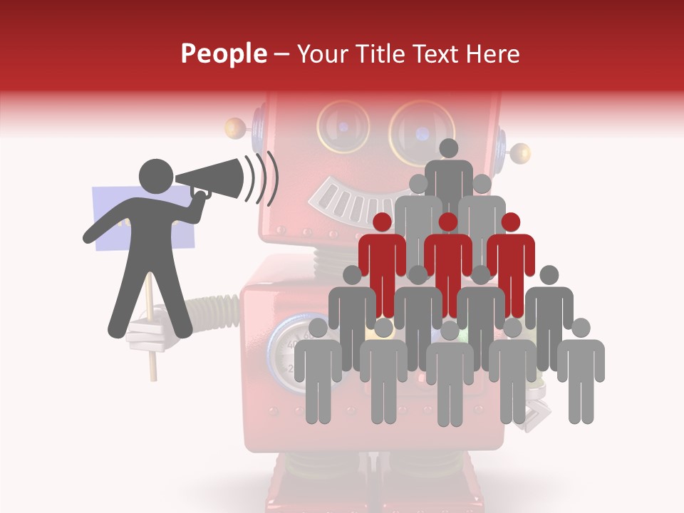 Surprised Automation Juvenile PowerPoint Template